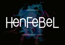 Henfebel Font Poster 1