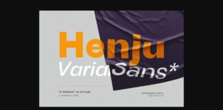 Henju Font Poster 1