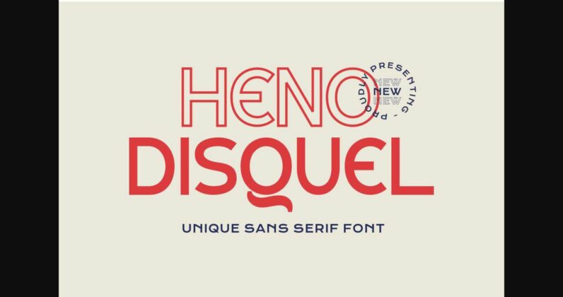 Heno Disquel Font Poster 3