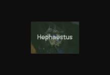 Hephaestus Font Poster 1