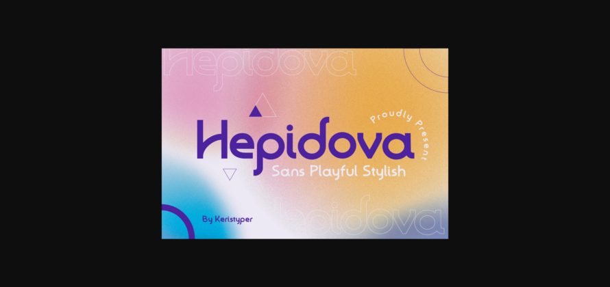 Hepidova Font Poster 3
