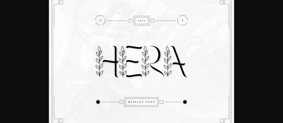 Hera Font Poster 3