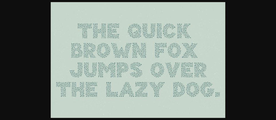 Herbaceous Border Font Poster 5