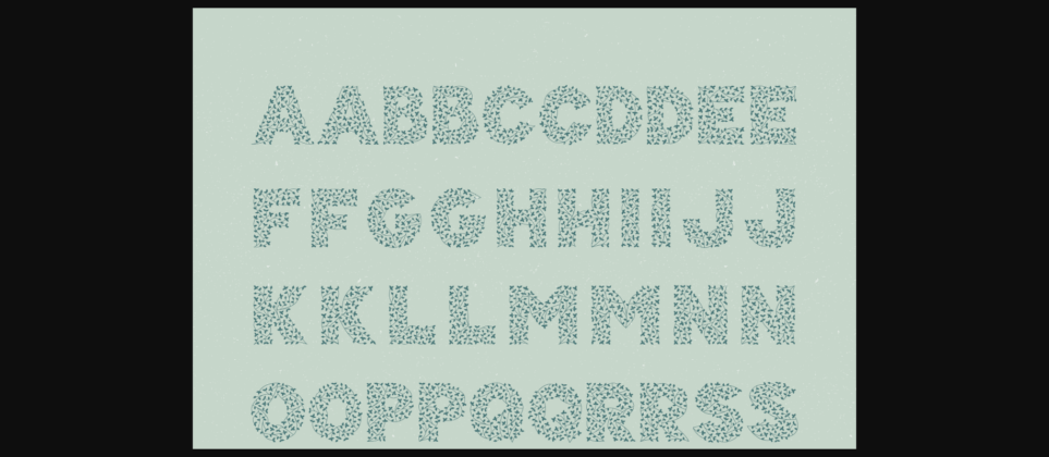 Herbaceous Border Font Poster 6