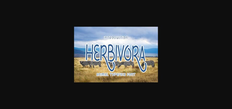 Herbivora Font Poster 3