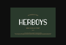 Herboys Font Poster 1