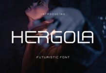 Hergola Font Poster 1