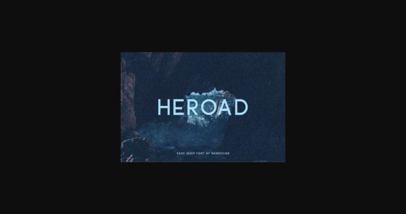 Heroad Font Poster 3