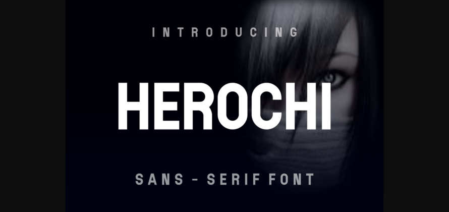 Herochi Font Poster 6