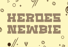 Heroes Newbie Font Poster 1