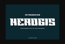 Herogis Font Poster 1