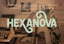 Hexanova Font Poster 1