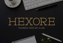 Hexore Fonts