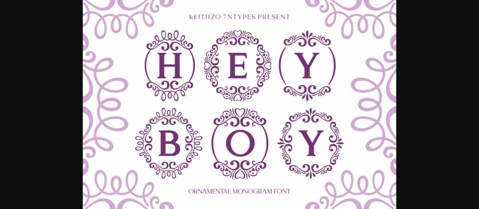 Hey Boy Font Poster 3