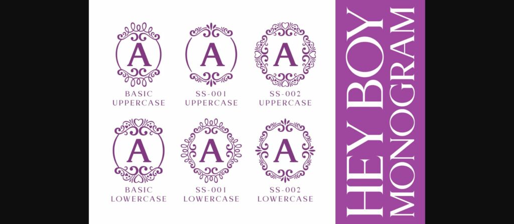 Hey Boy Font Poster 2