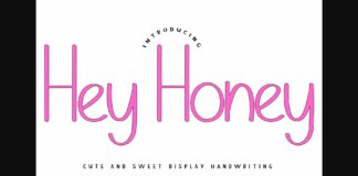 Hey Honey Font Poster 1