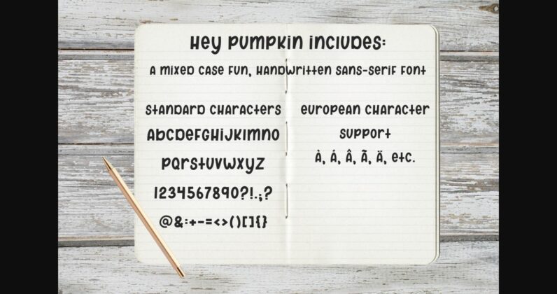 Hey Pumpkin Font Poster 10