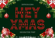 Hey Xmas Font Poster 1