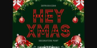 Hey Xmas Font Poster 1