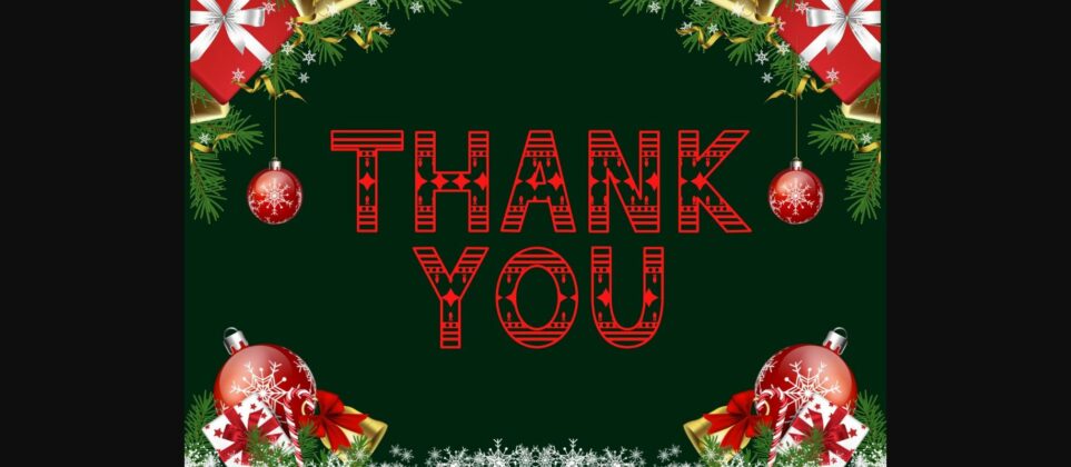 Hey Xmas Font Poster 5