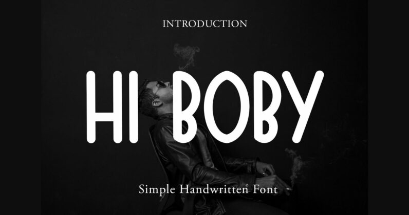 Hi Boby Font Poster 3