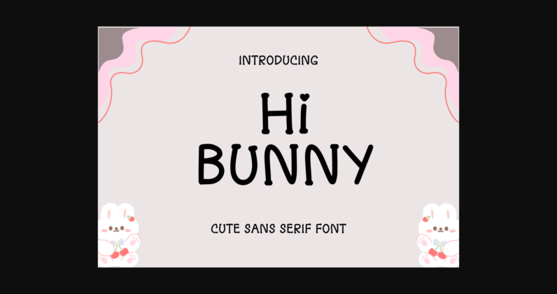 Hi Bunny Poster 1