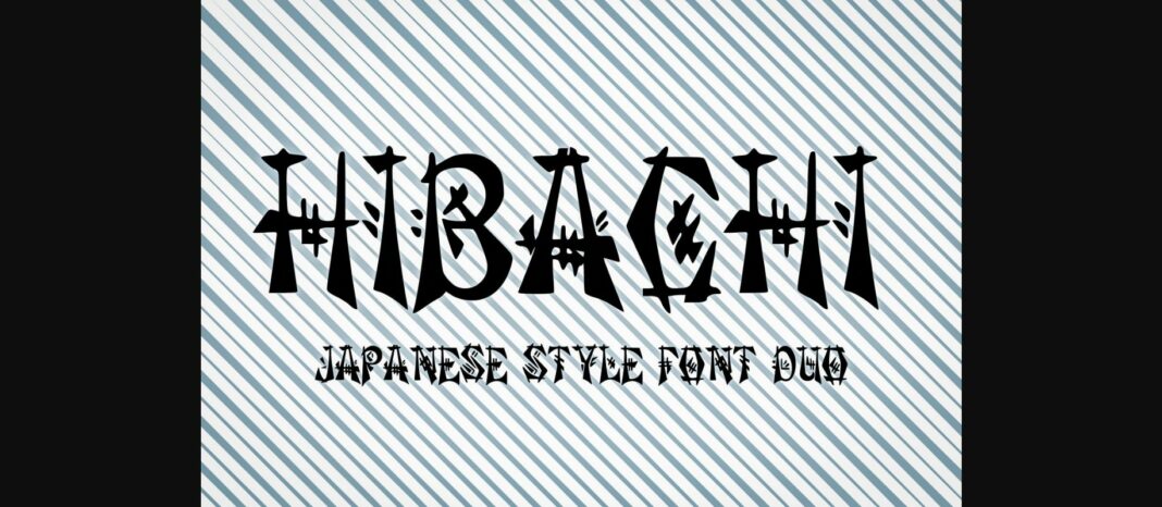 Hibachi Font Poster 3