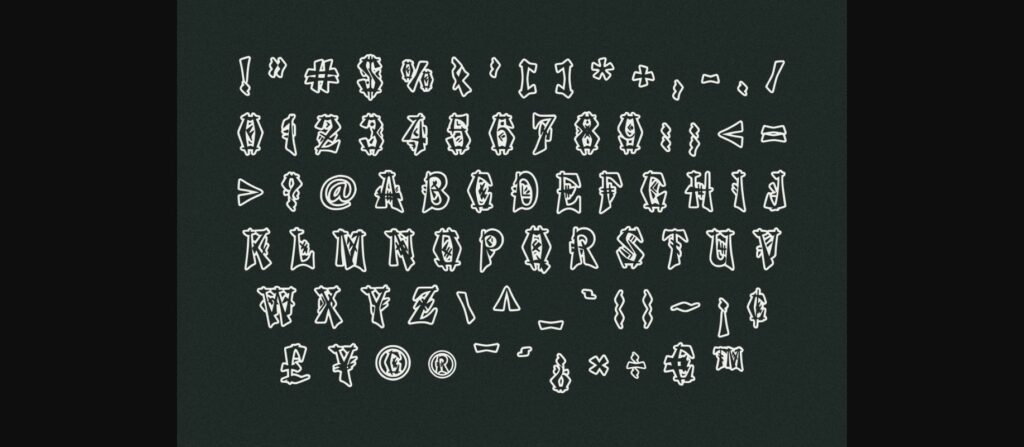 Hibachi Font Poster 2