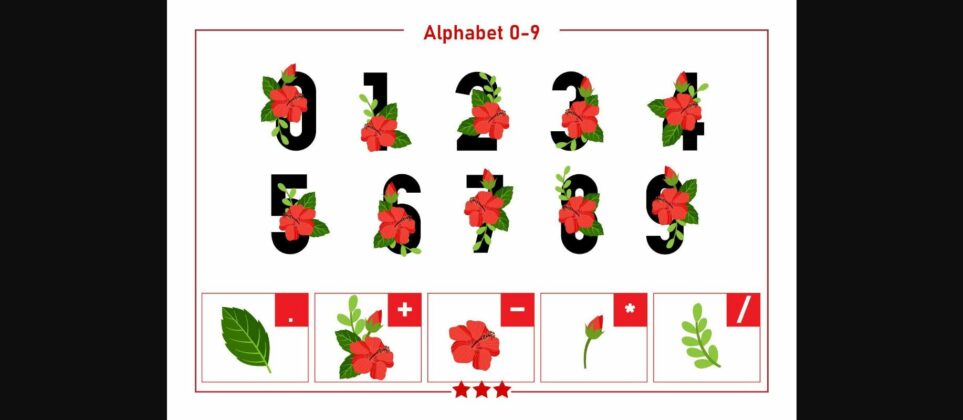 Hibiscus Font Poster 6