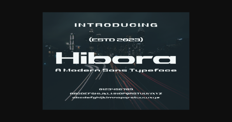 Hibora Font Poster 1