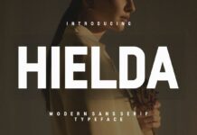 Hielda Font Poster 1