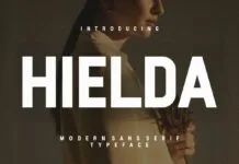 Hielda Font Poster 1