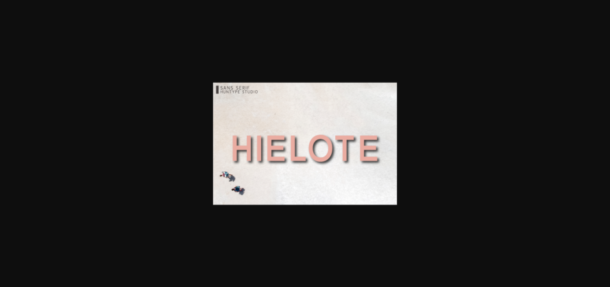 Hielote Font Poster 3