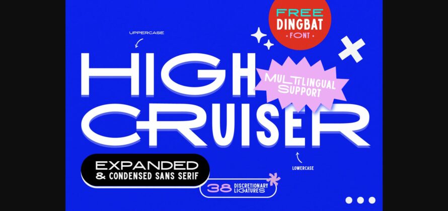 High Cruiser Font Poster 3