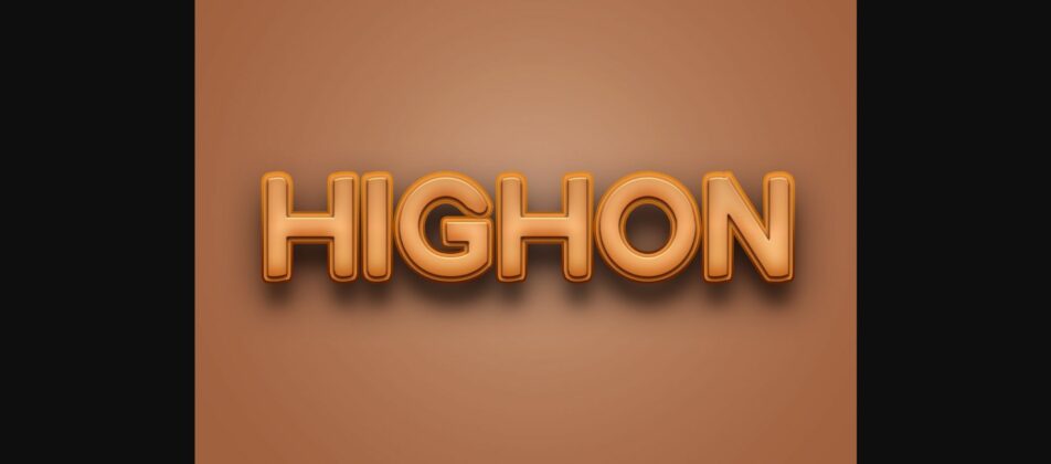 Highon Font Poster 7