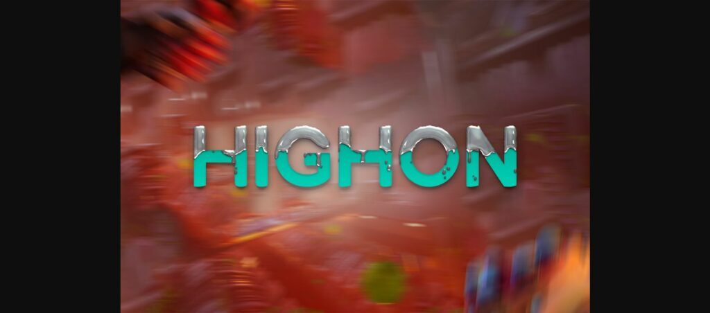 Highon Font Poster 5