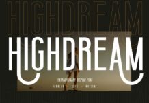 Highdream Font Poster 1