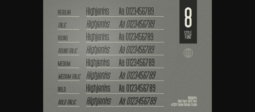 Highjenks Font Poster 6