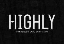Highly Font Poster 1