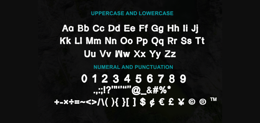 Highpeak Font Poster 4