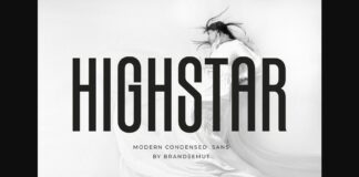 Highstar Font Poster 1