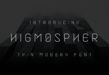 Higmospher Font Poster 1