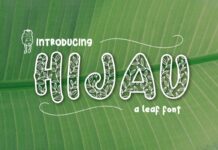 Hijau Font Poster 1