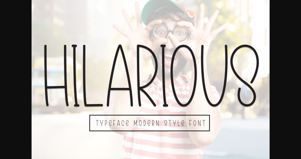 Hilarious Font Poster 3