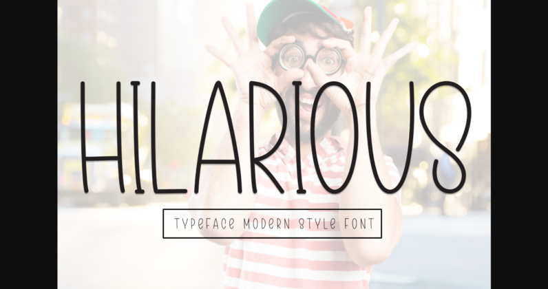 Hilarious Font Poster 3