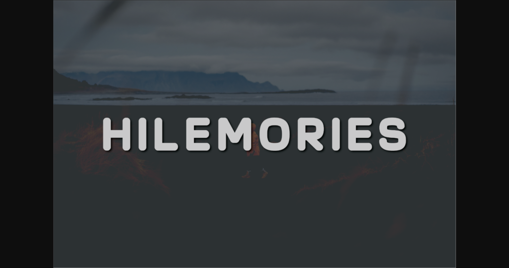 Hilemories Font Poster 3