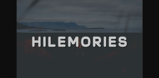 Hilemories Font Poster 1