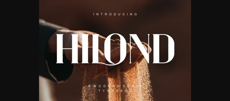 Hilond Font Poster 3