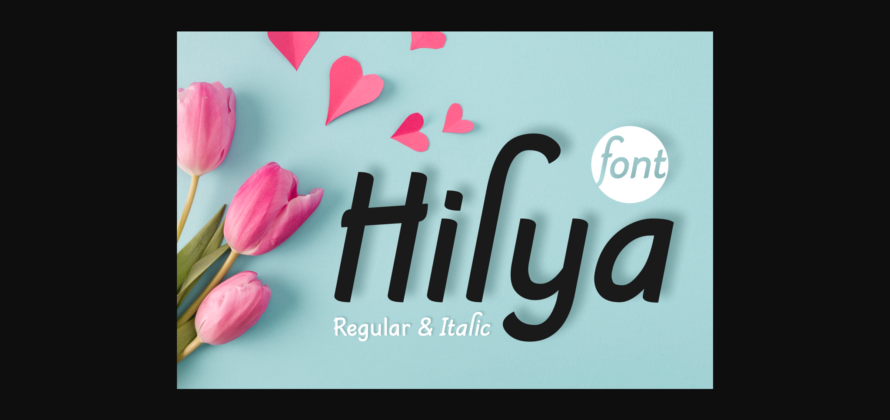 Hilya Font Poster 3