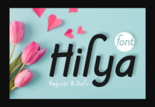 Hilya Font Poster 1